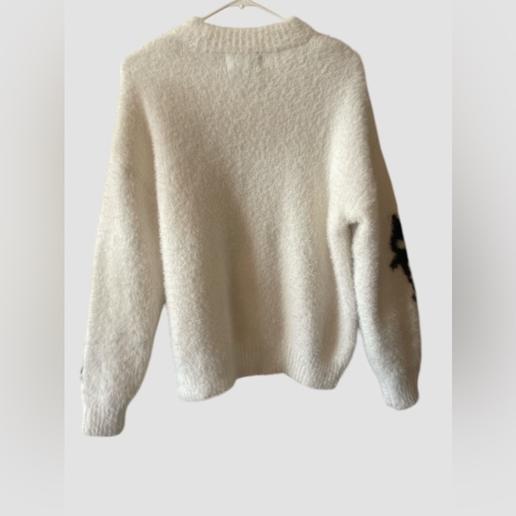 Sanrio Badtz Maru Fuzzy Sweater Forever 21 X Hello Kitty Women’s Sz Small NWOT - Picture 7 of 10